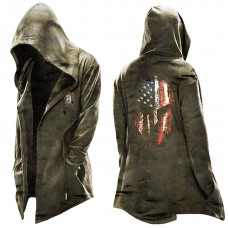 Men's zip-up hooded coat HE1402-04-01